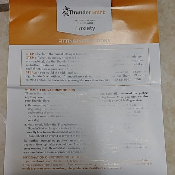 Thundershirt for dogs sz SMALL anxiety vest - Picture 10 of 12